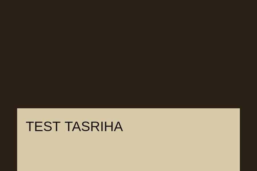 واجهة Test Tasriha 1926